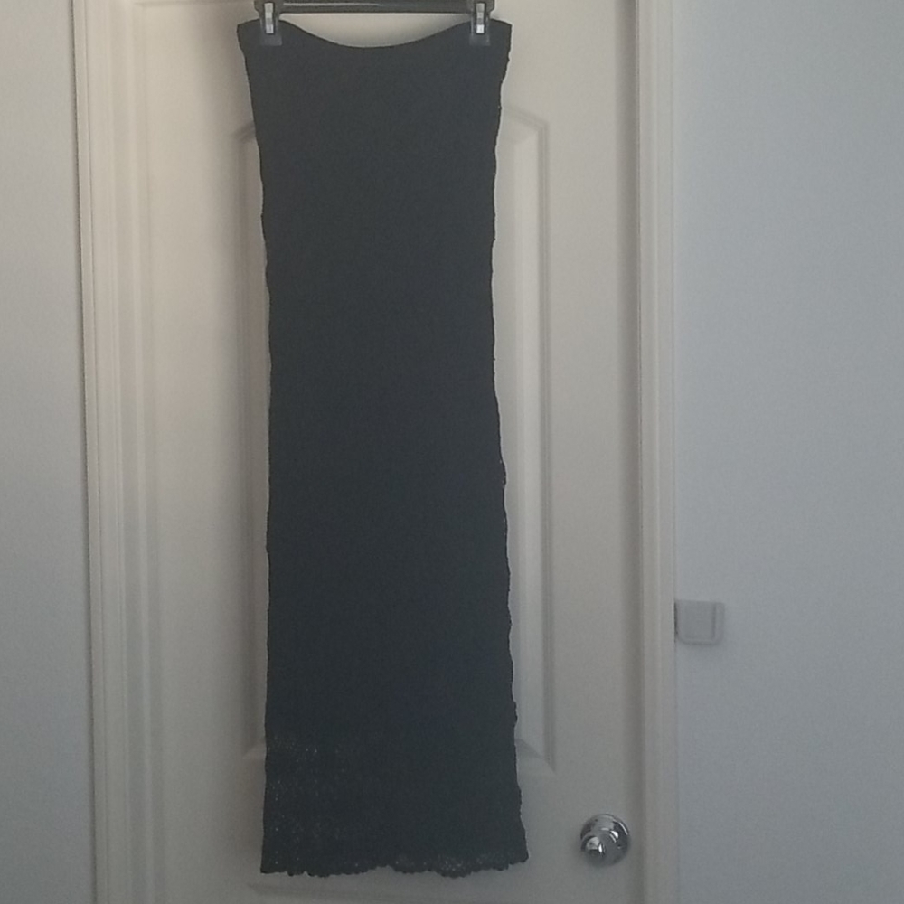 Ralph Lauren long high waisted lace skirt